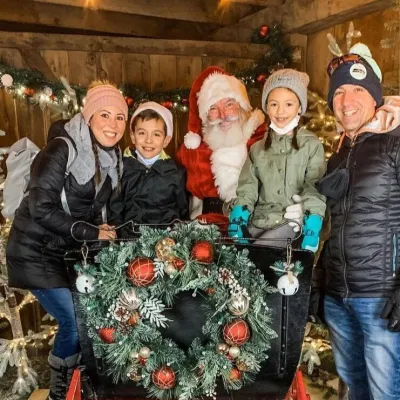 a group of people posing for the camera