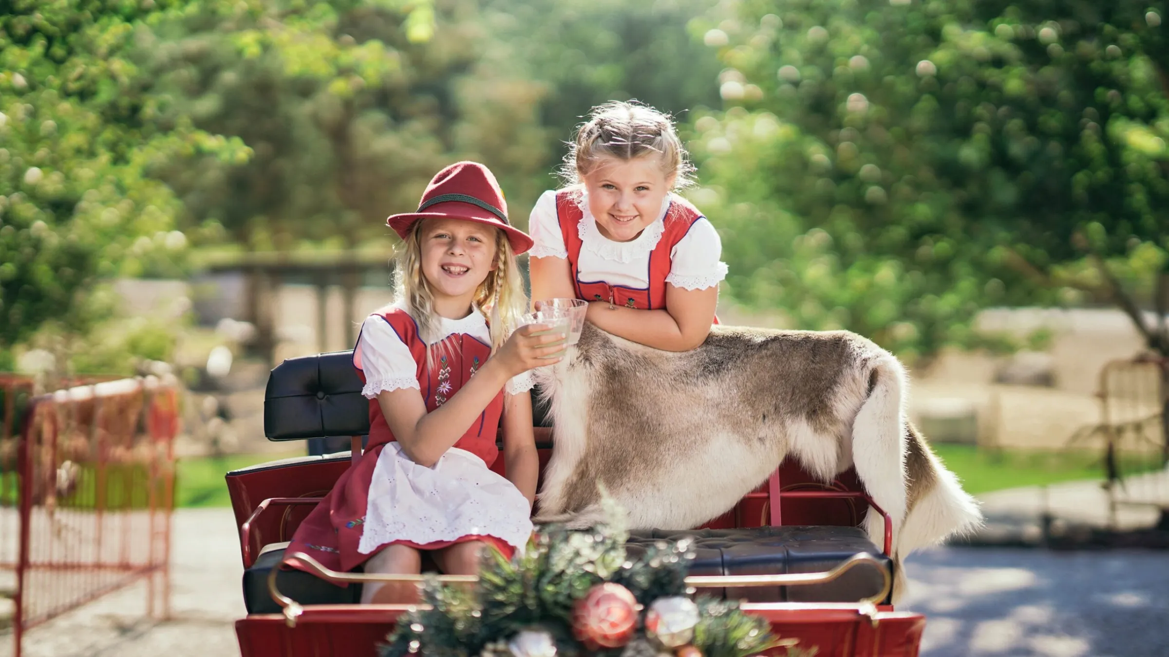 a little boy that is sitting on a horse